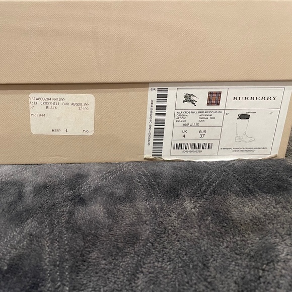 Burberry Rain Boots - Picture 1 of 4